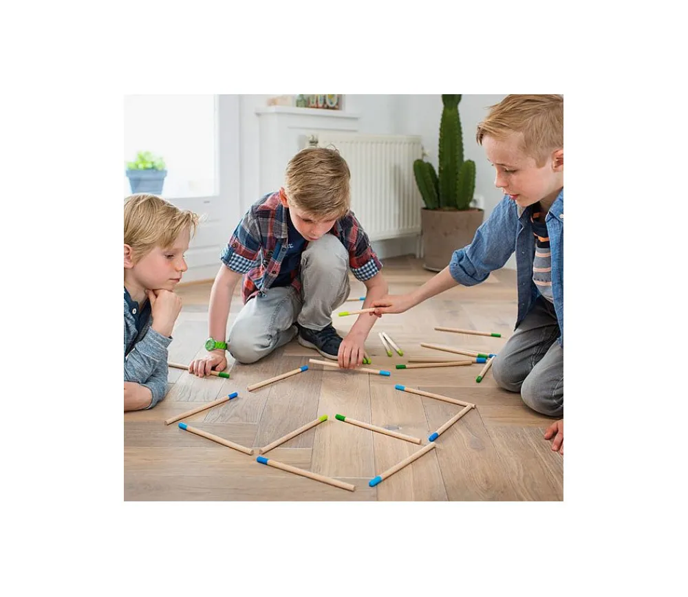 Enfant Tout Pour le Jeu Défis logiques : jeu des grandes baguettes en bois
