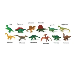 Tout Pour le Jeu Dinosaure : set 12 figurines avec tube de rangement