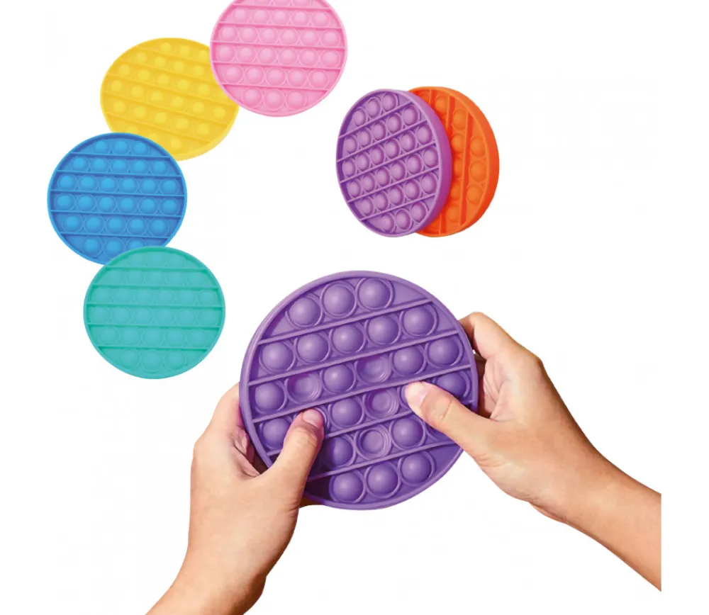 Tout Pour le Jeu Disque à mini bulles en silicone 12.5 cm