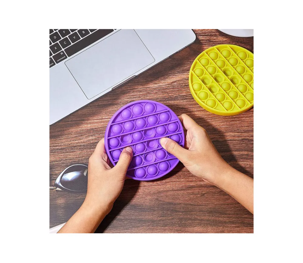 Tout Pour le Jeu Disque à mini bulles en silicone 12.5 cm