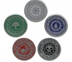 Tout Pour le Jeu Disques 5 éléments de 8.9 cm métal et liège