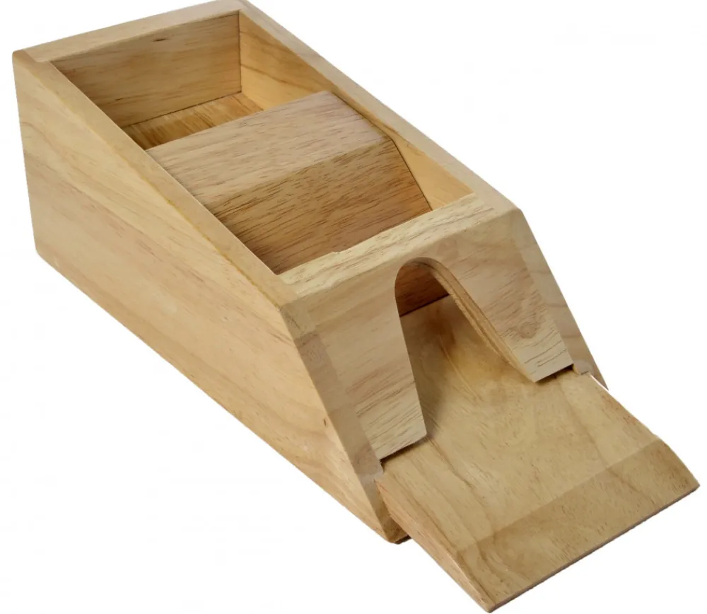 Tout Pour le Jeu Distributeur de cartes jouer sabot en bois