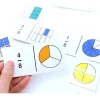 Tout Pour le Jeu Dominos fractions arc en ciel jeu
