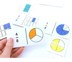Tout Pour le Jeu Dominos fractions arc en ciel jeu