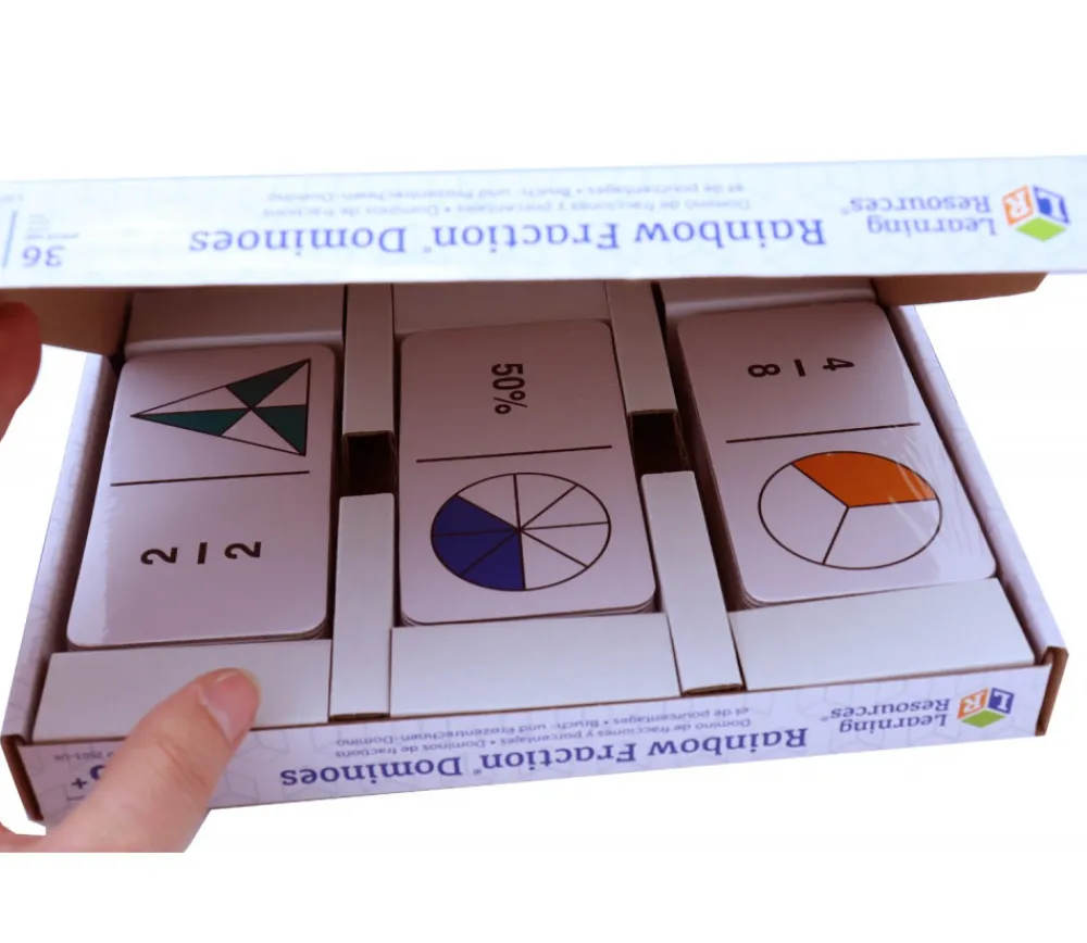 Tout Pour le Jeu Dominos fractions arc en ciel jeu