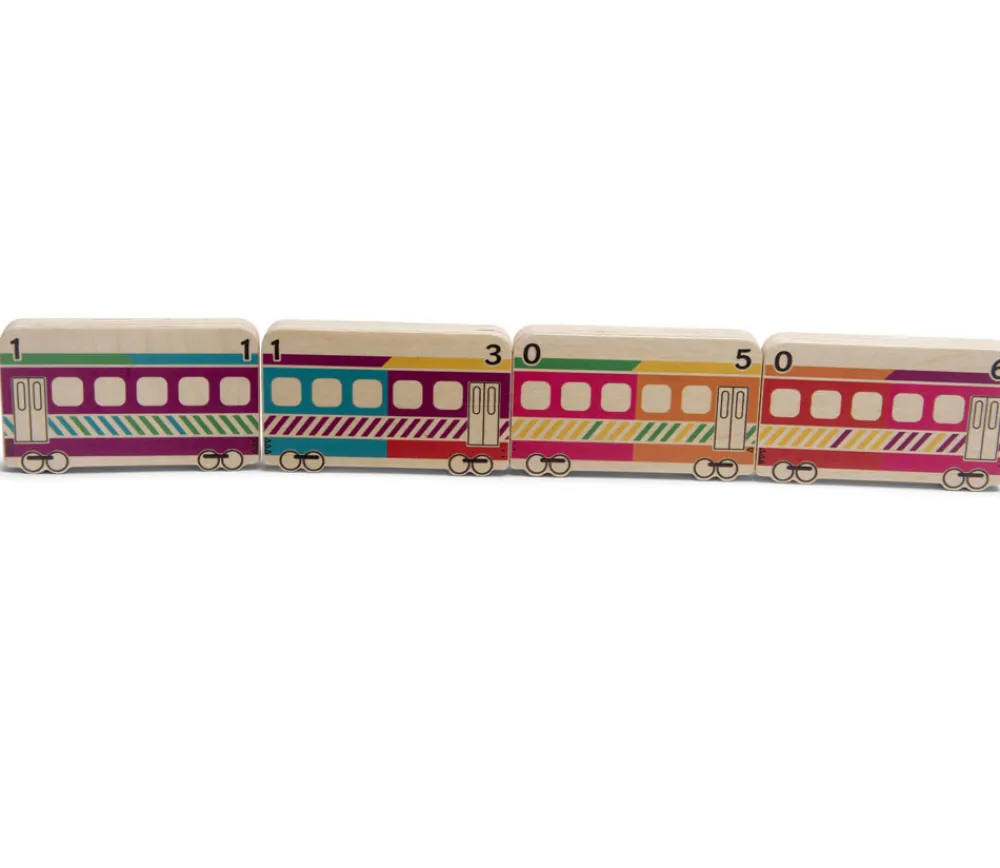 Tout Pour le Jeu Dominos TRAINS en bois géant jeu