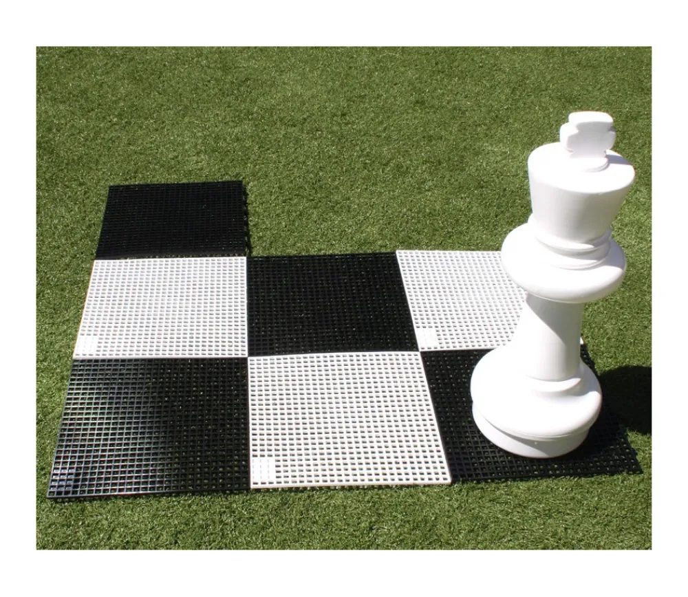 Tout Pour le Jeu Echiquier géant XXL case 36 cm plateau échecs ou dame 2m80