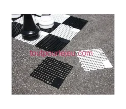Tout Pour le Jeu Echiquier ou damier géant jardin case 15,5 cm plateau échecs