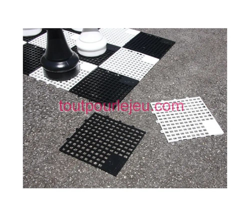 Tout Pour le Jeu Echiquier ou damier géant jardin case 15,5 cm plateau échecs
