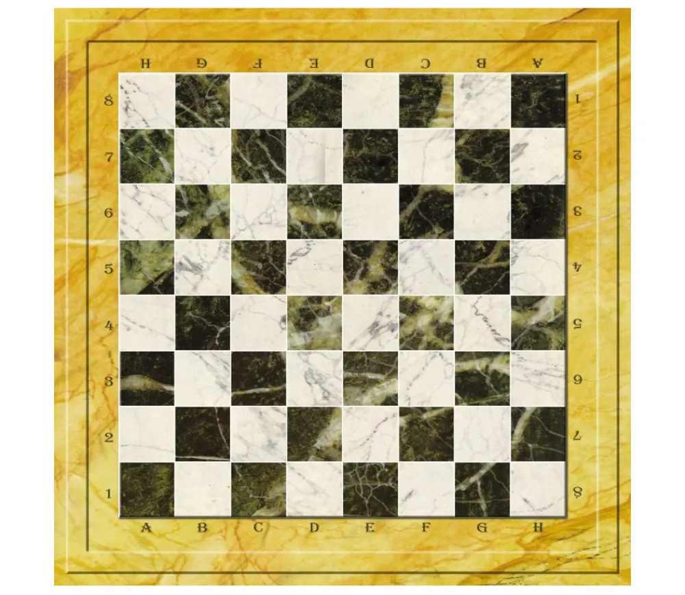 Tout Pour le Jeu Echiquier tapis de jeu enroulable marbré 50x50 cm