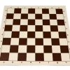 Tout Pour le Jeu Echiquier tapis de jeu roulable 43x43 cm échec marron/blanc