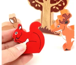Tout Pour le Jeu Ecureuil en bois 62 x 64 x 25 mm