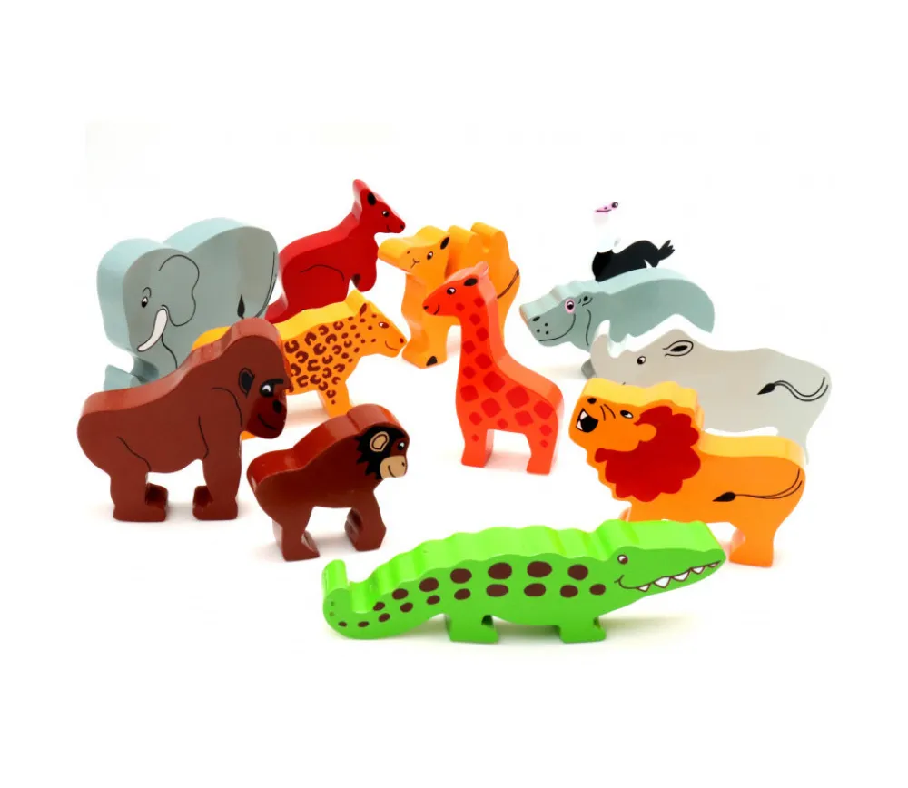 Tout Pour le Jeu Elephant en bois 13 x 9.3 x 2.5 cm