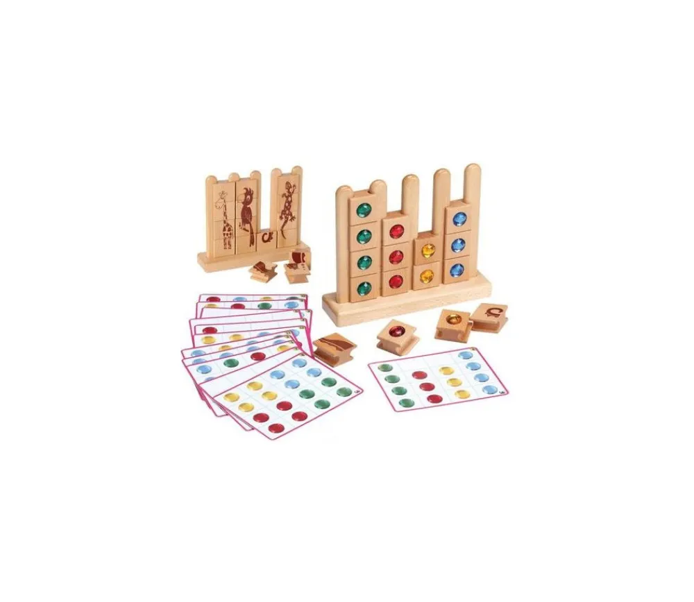 Tout Pour le Jeu Empilement des diamants. Jeu bois repérage spatial