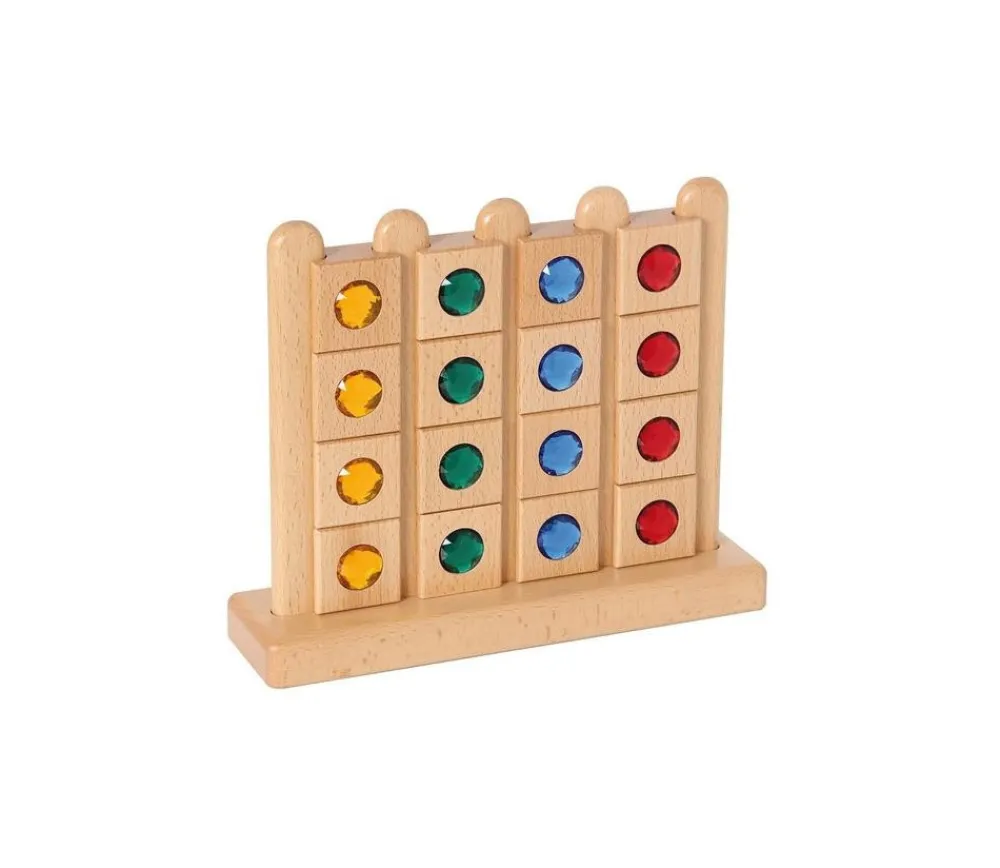 Tout Pour le Jeu Empilement des diamants. Jeu bois repérage spatial