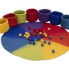 Tout Pour le Jeu Ensemble de tri 120 pièces : tapis, bol et boules en feutrine