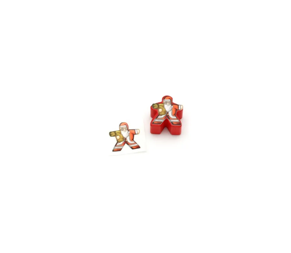 Tout Pour le Jeu Etiquette autocollante Père Noël pour personnalisation meeple
