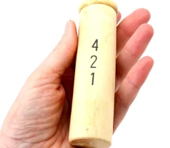 Tout Pour le Jeu Etui 421 bois dés avec jetons