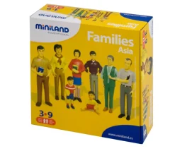Tout Pour le Jeu Famille asiatique : 8 personnages figurines du monde - grand modèle