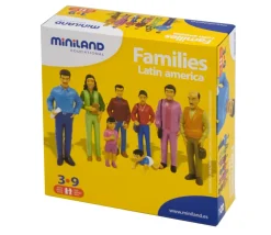 Tout Pour le Jeu Famille sud américaine : 8 personnages figurines du monde grand modèle