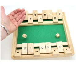 Tout Pour le Jeu Fermez la boite 2 joueurs 27 x 24 x 3.5 cm - shut the box