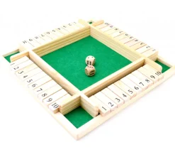 Tout Pour le Jeu Fermez la boite 4 joueurs 29 x 29 x 4,4 cm - shut the box