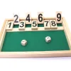 Tout Pour le Jeu Fermez la boite jeu en bois 26.5 cm shut the box - Fabriqué en France