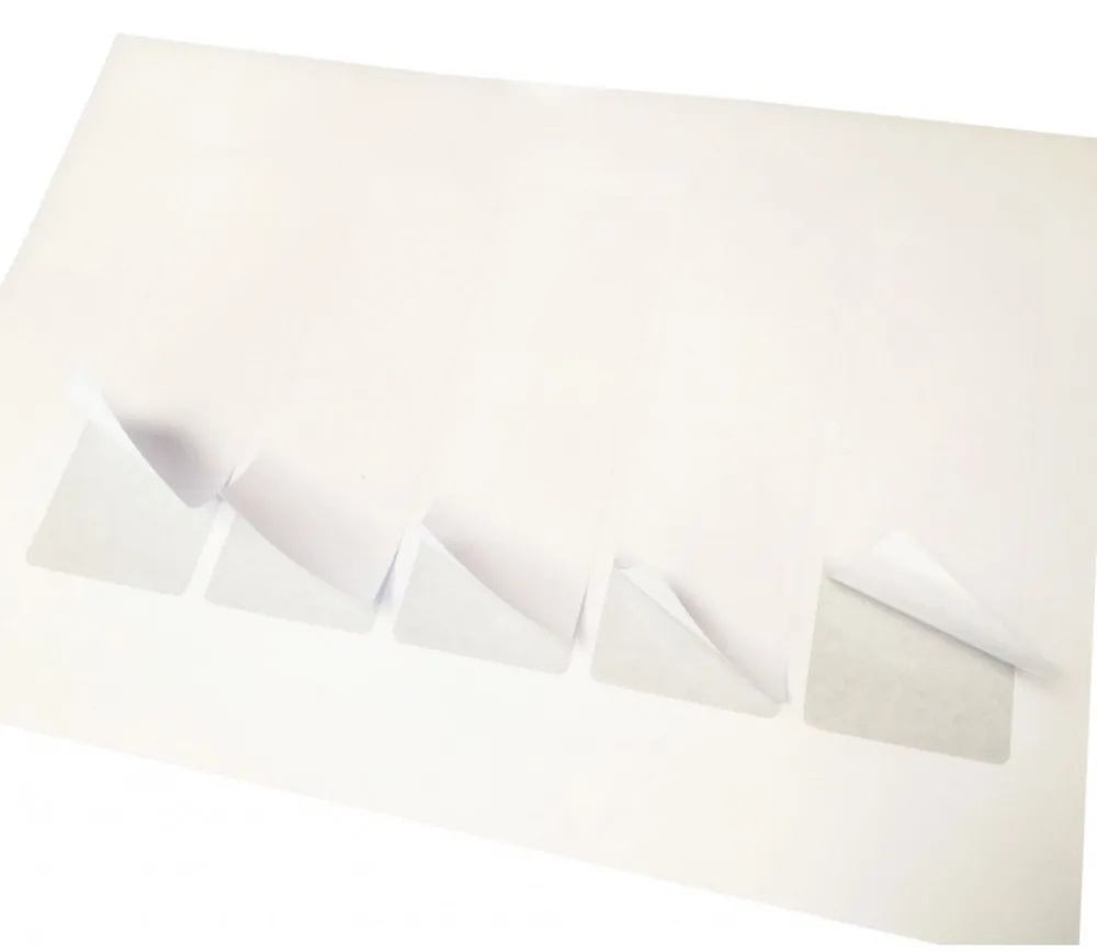 Tout Pour le Jeu Feuille A4 avec 5 mini cartes à jouer blanches prédécoupées à imprimer 43,5 x 67,5 mm