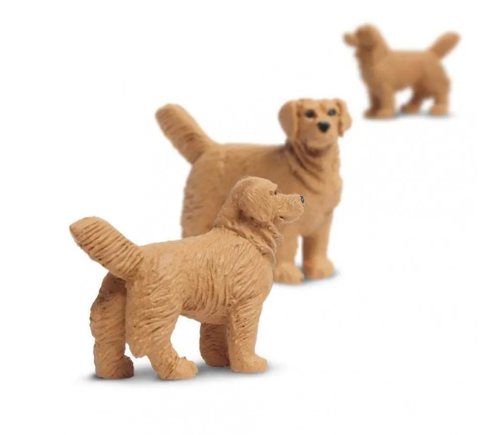 Tout Pour le Jeu Figurine mini mini chien golden retriever 25 x 9 x 20 mm