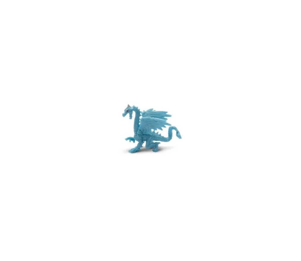 Tout Pour le Jeu Figurine mini mini dragon bleu - Dragon des glaces 22 x 30 x 10 mm