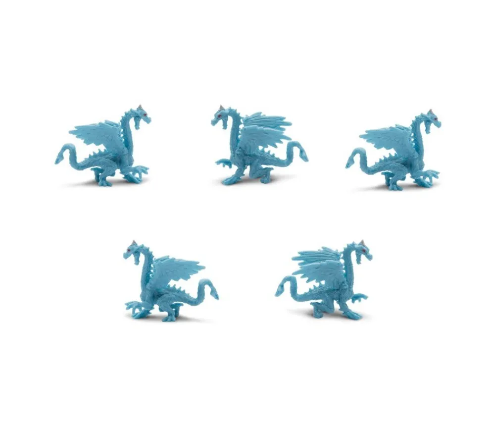 Tout Pour le Jeu Figurine mini mini dragon bleu - Dragon des glaces 22 x 30 x 10 mm