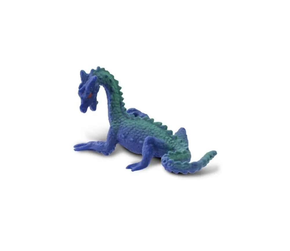 Tout Pour le Jeu Figurine mini mini dragon des mers bleu-vert 25 x 5 x 15 mm