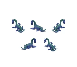 Tout Pour le Jeu Figurine mini mini dragon des mers bleu-vert 25 x 5 x 15 mm
