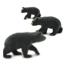 Tout Pour le Jeu Figurine mini mini ours noir 30 x 15 x 10mm