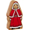 Tout Pour le Jeu Figurine Mère Noël en bois 10.3 cm personnage jeu
