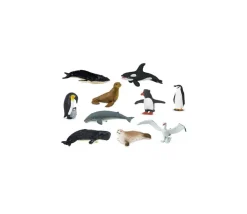 Tout Pour le Jeu Figurines Antarctiques 6 cm- 10 animaux dans un tube