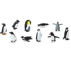 Tout Pour le Jeu Figurines Pingouins 6 cm - 10 animaux dans un tube