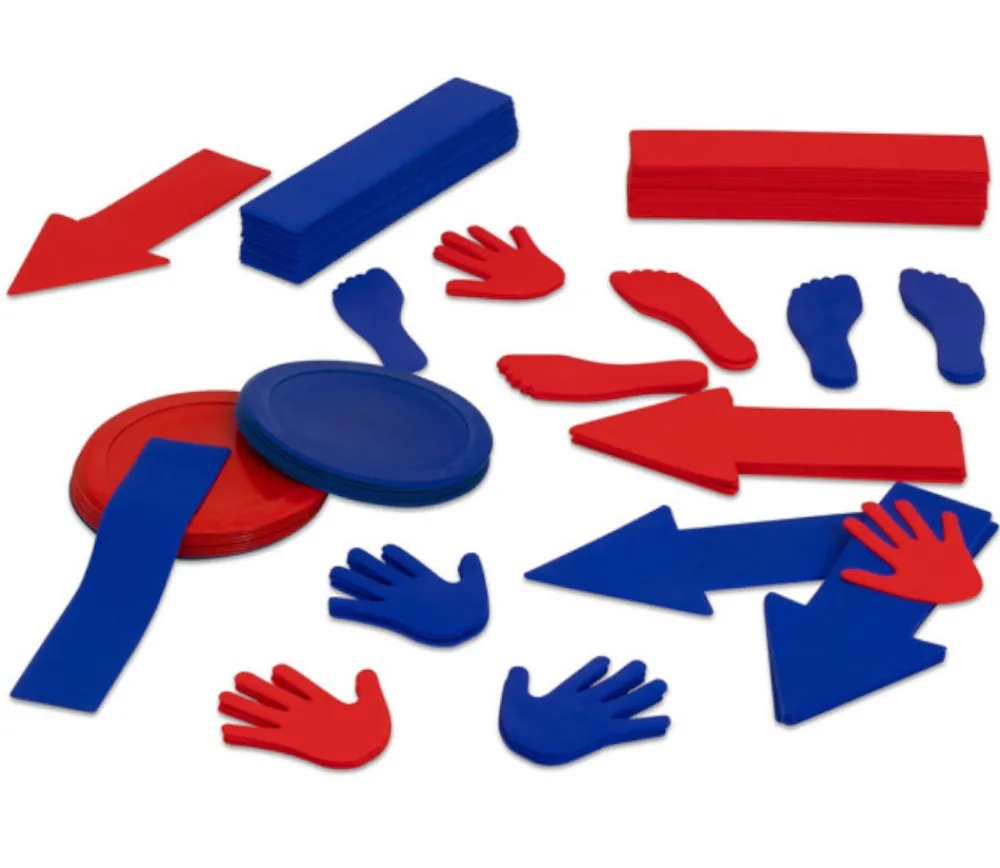 Tout Pour le Jeu Flèche marquage au sol 34.5 x 16 cm rouge à l'unité