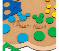 Tout Pour le Jeu Fleur des ronds et couleurs - Jeu trieur en bois Montessori
