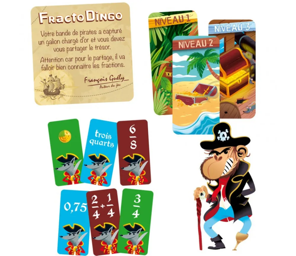 Tout Pour le Jeu Fractodingo - jeu sur les fractions (CE2 au CM2)