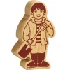 Tout Pour le Jeu Garçon Ferme en bois 8 cm personnage jeu couleur naturelle