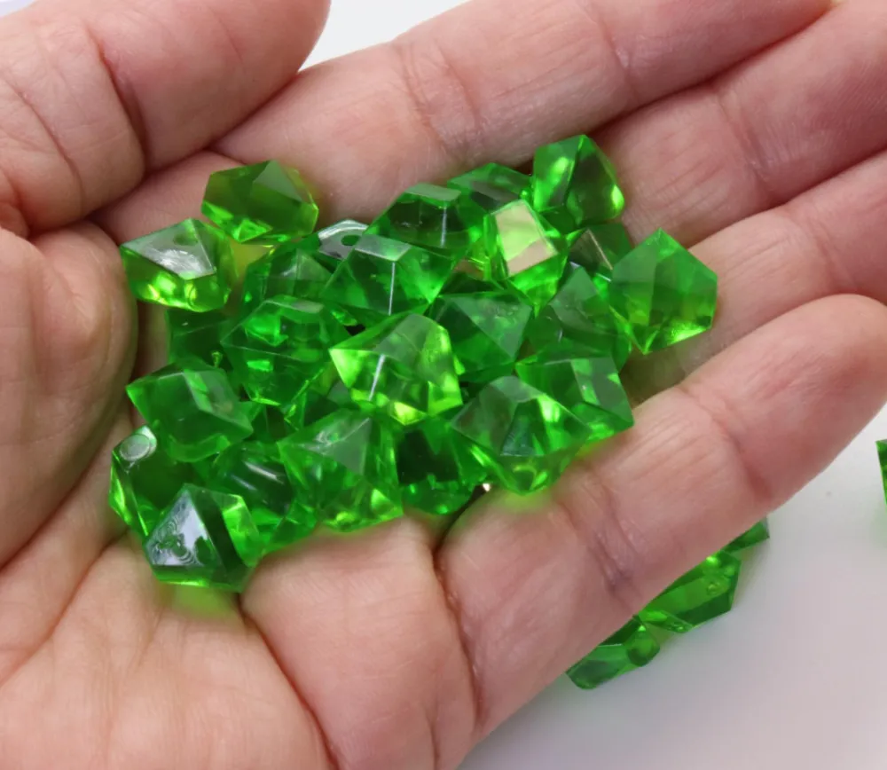 Tout Pour le Jeu GEM : 50 mini gemmes pions imitation pierres précieuses pépites