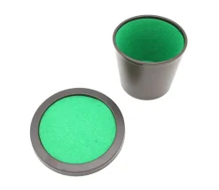 Tout Pour le Jeu Gobelet avec couvercle 8 x 7.5 cm plastique intérieur feutrine