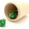 Tout Pour le Jeu Gobelet en bois de 60 x 85 mm - verre ou lancer de dés