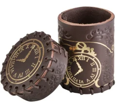 Tout Pour le Jeu Gobelet lancer dés en cuir Steampunk