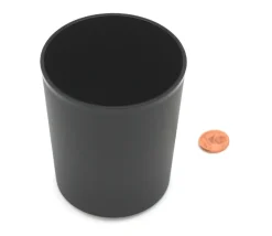 Tout Pour le Jeu Gobelet plastique noir pour lancer de dés 7.8 cm de haut
