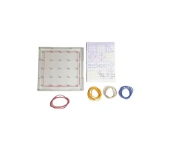 Tout Pour le Jeu Géoboard transparent à l'unité replastic