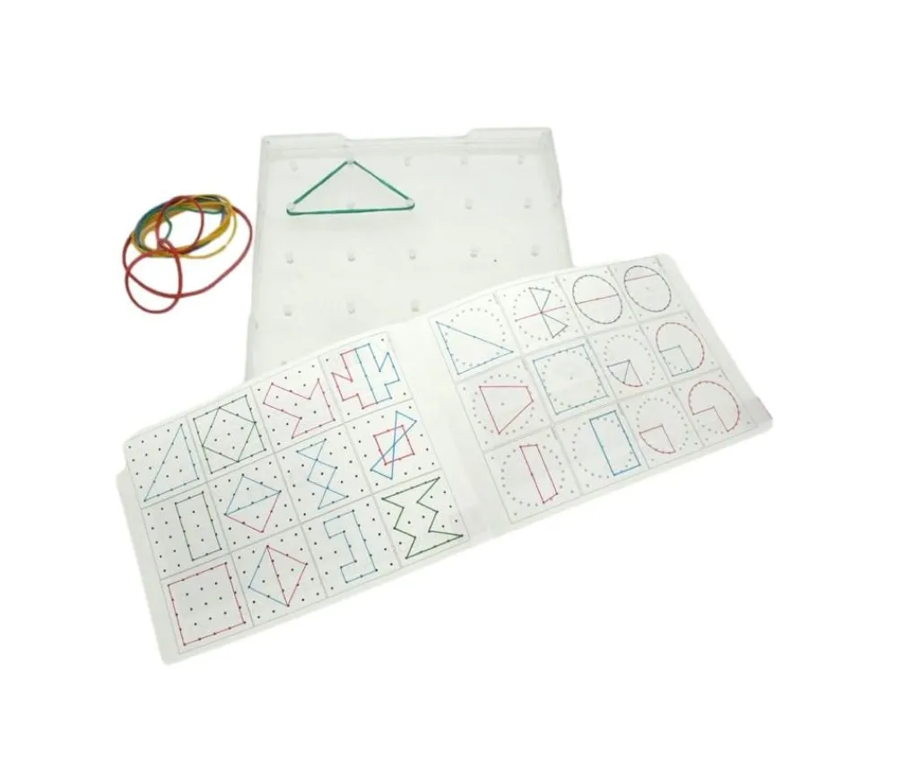 Tout Pour le Jeu Géoboard transparent à l'unité replastic