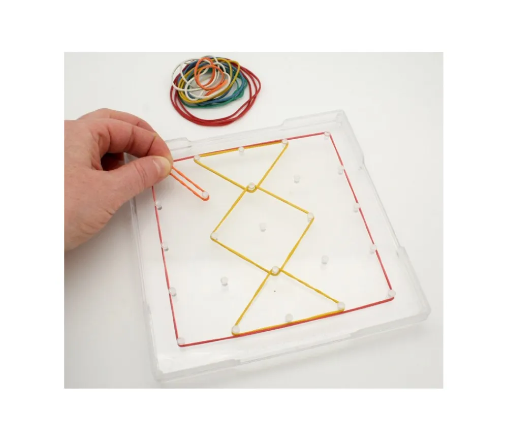 Tout Pour le Jeu Géoboard transparent à l'unité replastic