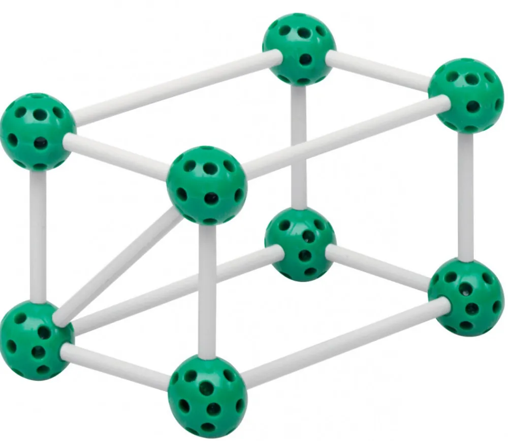 Tout Pour le Jeu Géométrie espace 360 pièces - jeu assemblage boules et de tiges à emboîter
